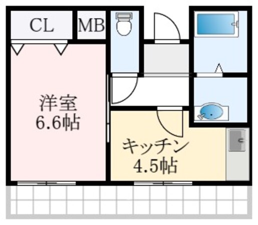 メルヴェールの物件間取画像